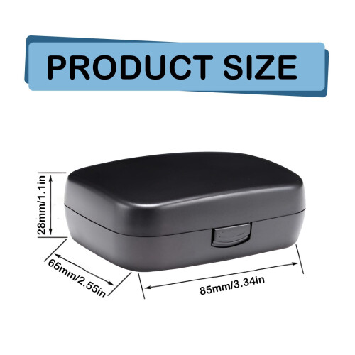 Hearing Aid Storage Case Lightweight Portable Travel Box 2