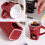 Ceramic Chocolate Fondue Cup with Forks Brown 5