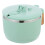 Insulated Noodle Bowl with Lid Light Green 1 Piece 4