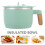 Insulated Noodle Bowl with Lid Light Green 1 Piece 6