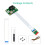 PCIE Riser NGFF M.2 Key A/E to PCI-E Express X1+USB Adapter Riser Card with FPC Cable 4Pin Power Supply Cable 5