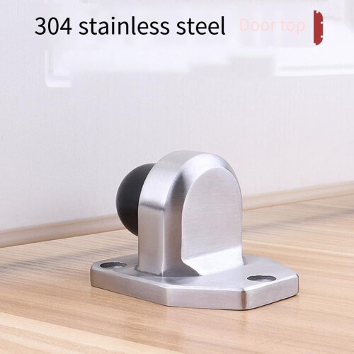 304 Stainless Steel Door Stop with Silicone Buffer 2
