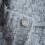 Silver Rhinestone Buttons Zinc Alloy 10 pcs 6