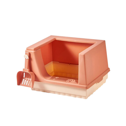 Cat Litter Tray with High Sides and Removable Base PP 1