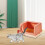 Cat Litter Tray with High Sides and Removable Base PP 6
