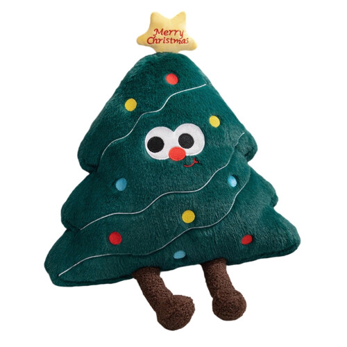 Christmas Tree Plush Pillow Decorative Cushion 19.69 Inch 1