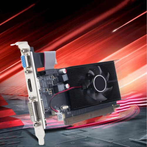 DDR3 Graphics Card Low Profile PCIe 16x with Fan 2