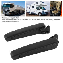 1 Pair Car Armrest Adjustable Angle Armrest Shockproof PU Sponge Black Universal Replacement Car RV Truck