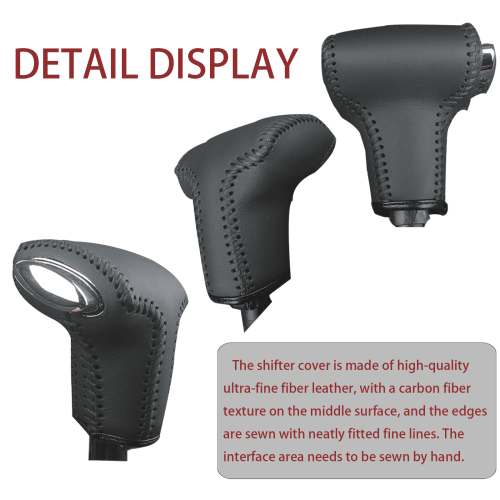 Leather Gear Shift Knob Cover for Volkswagen Passat 1