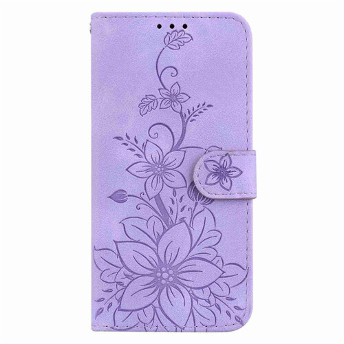Purple PU Leather Flip Wallet Case for iPhone 13 Pro Max 2