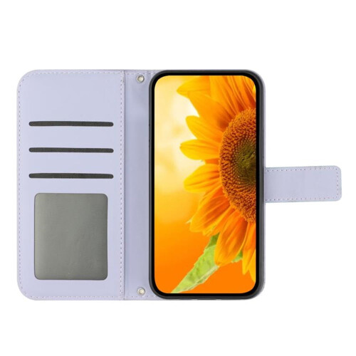 Purple PU Leather Flip Wallet Case for Google Pixel 9 and 2