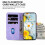 Purple PU Leather Flip Wallet Case for iPhone 13 Pro Max 5