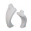 Jade Necklace Display Rack Black White 3
