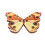 200Pcs 2 Holes Mixed Butterfly Wooden Button Sewing Scrapbooking DIY 7