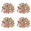 200Pcs 2 Holes Mixed Butterfly Wooden Button Sewing Scrapbooking DIY 2