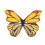 200Pcs 2 Holes Mixed Butterfly Wooden Button Sewing Scrapbooking DIY 3