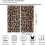 Leopard Print Curtains Brown Animal Texture 52x63 Inch 2 2