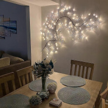 (As show, One size) Guirlande lumineuse pour la décoration de chambre, décorations de Noël, décoration intérieure, plantes