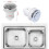 Push Air Switch Button for Bathtub Spa Waste Disposal 32mm 5
