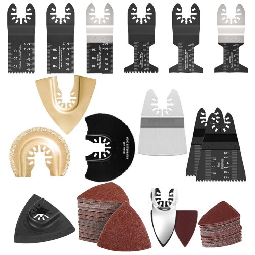Verlacod Oscillating Saw Blades 124Pcs Compatible with 2