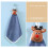 Christmas Hand Towel Blue Plush Absorbent with Hooks 5