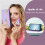 Purple RFID-Blocking Ballet Girl Flip Wallet for Google 8