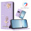 Purple RFID-Blocking Ballet Girl Flip Wallet for Google 5