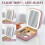 Travel Makeup Mirror Bag with LED Light 3 Modes Adjustable 3