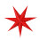 3D Paper Star Lantern 7-Point Hollow Hanging Decoration 2