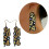 New Year Earrings Handmade Shimmering Delicate Pair 2