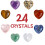 Christmas Gift Cards with Heart-Shaped Plastic Stones 6