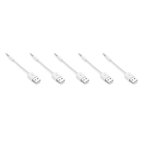 5X Suitable for  SHUFFLE Data Cable USB Mp3 Charging 3, 4, 5, 6 7Th Generation Charger Wire 1
