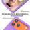 Cartoon Penguin EVA Phone Case for iPhone 17 Pro Purple 3