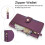 Samsung Galaxy A56 5G 6.7" Wallet Case Dark Purple 4