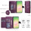 Samsung Galaxy A56 5G 6.7" Wallet Case Dark Purple 2