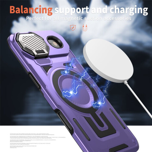 Purple Rugged MagSafe Case for iPhone Air 6.5-Inch 1