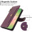 Samsung Galaxy A56 5G 6.7" Wallet Case Dark Purple 7