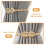 Golden Alloy Leaf Curtain Tiebacks 2-Pack 2