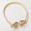 Golden Alloy Leaf Curtain Tiebacks 2-Pack 8