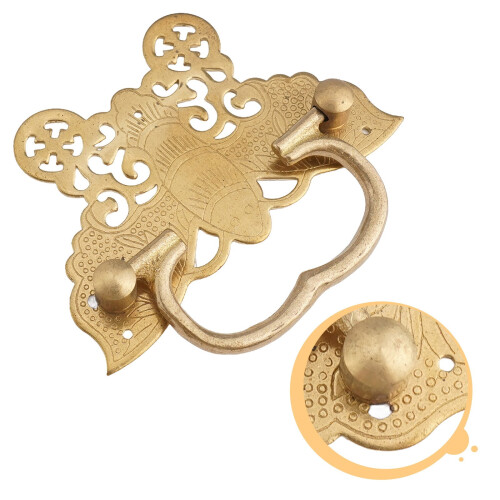 Brass Butterfly Cabinet Pull 92x60mm Antique Gold 1