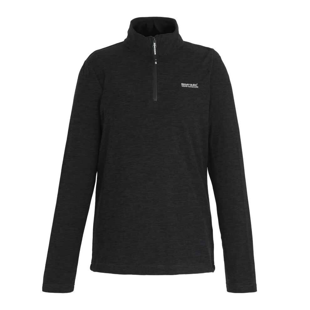 Regatta (8 Uk, Seal Grey) Womens/Ladies Sweetheart Quarter Zip Fleece Top