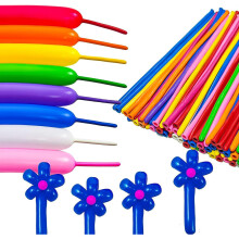 (As show, One size) Ballons longs bleus 260 mm, lot de 100, bleu foncé, en latex épais, pour modelage et création de ballons
