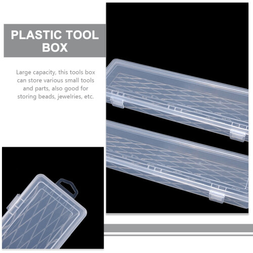 Bead Organizer Transparent Plastic Storage Box 1
