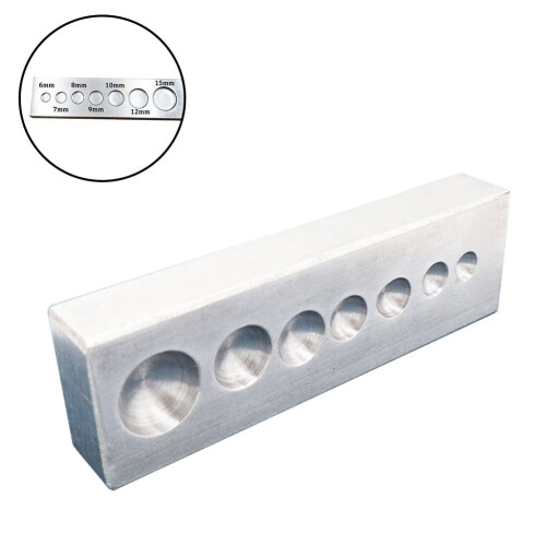7-in-1 Leather Craft Rivet Setter with Bottom Plate 2