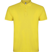 (11-12 Years, Yellow) Roly Childrens/Kids Star Short-Sleeved Polo Shirt