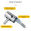 Air Chuck Locking Metal 1/4 Inch Hose End Connector 8