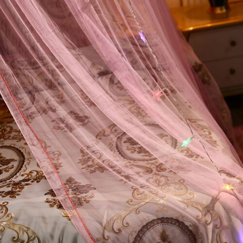 Polyester Mesh Bed Canopy Dome for Twin Full Queen Crib 1
