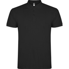 (3-4 Years, Solid Black) Roly Childrens/Kids Star Short-Sleeved Polo Shirt