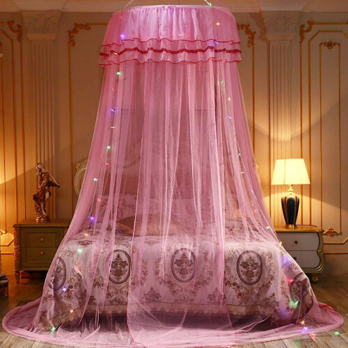 Polyester Mesh Bed Canopy Dome for Twin Full Queen Crib 2