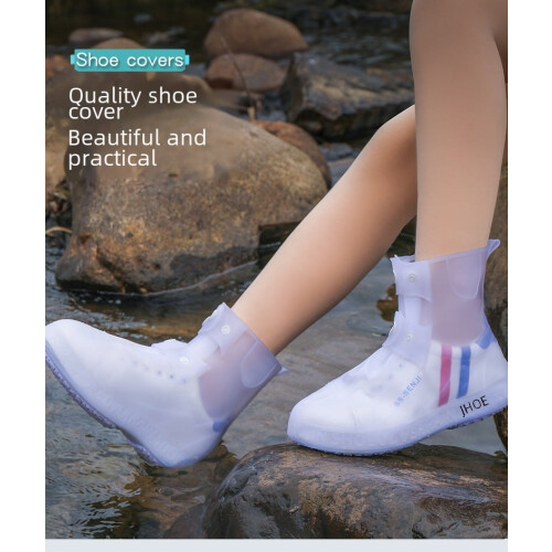 Waterproof Shoe Covers Unisex PVC 1 Pair 2